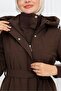 Women's Belted Montana Fabric Coat - 8