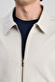 Relaxed Fit Stone Diagonal Coat - 2