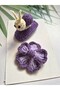 Special Non-Slip 2-Piece Baby Buckle Set for Snails & Flower-Loving Babies, Handmade Baby Gift Set - 4