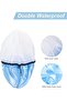 3Pcs Reusable Double Layer Satin Lined Shower Cap, Waterproof Bath Cap with Soft Satin Inter - 3