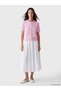 Vizyon New Season Pink Crew Neck Women's Knitwear Cardigan - 2