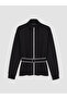 Özmarka New Season Black Belted Soft Touch Women's Cardigan