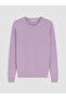 Özmarka New Season Lilac Crew Neck Patterned Women's Knitwear Sweater - 5