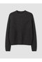 Özmarka New Season Anthracite Crew Neck Women's Knitwear Sweater