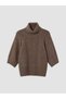 Peak New Season Beige Boat Neck Women's Knit Sweater - 5
