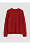 Lcw Everyday Red Crew Neck Patterned Women's Knitwear Sweater - 7