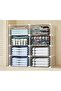 Stackable Closet Organizer Storage Unit, Modular Wardrobe Shelves for Clothes and Home Organization, Made of Mdf
