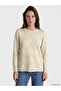 Lcw Grace Beige Crew Neck Patterned Women's Knitwear Sweater