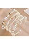 Spacer Beads Set, 1740 PCS 3 Colors Durable and Sturdy Beads, 8 Styles CCB Material Light Spa - 4