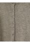 Beige Crew Neck Women's Knitwear Cardigan - 8