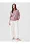 Lcw Everyday Lilac Crew Neck Embroidered Women's Knitwear Sweater - 2