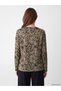 Lcw Grace Beige Crew Neck Patterned Women's T-Shirt - 4