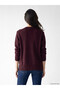 Lcw Everyday Women's Plum Crew Neck Stone Knit Sweater - 4