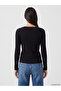 Lcw Everyday Brown Crew Neck Buttoned Women's Knitwear Sweater - 4