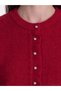 Lcw Modest Red Crew Neck Women's Knitwear Cardigan - 3