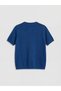 Vizyon New Season Blue Short Sleeve Crew Neck Women's Knitwear Cardigan - 6