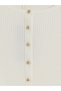 Özmarka New Season Beige Crew Neck Women's Knitwear Cardigan - 6