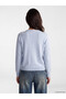 Lcw Everyday Blue V-Neck Women's Knitwear Cardigan - 3