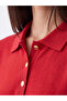 Lcw Everyday Red Polo Collar Women's Knitwear Sweater - 4