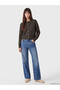 Vizyon New Season Brown Crew Neck Women's Knitwear Cardigan - 2