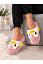 Women's Penguin Figured Plush House Slippers Closed Toe Comfortable Sole Dowry Gift House Slippers Stc1353 - 5