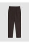 Lcw Vision Brown High Waist Belted Slim Fit Women's Trousers - 7