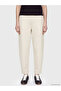 Özmarka New Season Gray Soft Touch Women's Sweatpants with Elastic Waist - 2