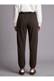 Özmarka New Season Brown Women's Jogger Sweatpants with Elastic Waist - 4