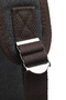 Daily Medium Size Canvas Fabric Multi-Pocket Unisex Backpack Black - 6