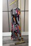 Printed Stretch Maxi Dress - 6