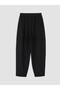 Peak New Season Black Soft Touch Women's Pleated Sweatpants - 6