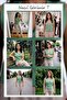 Women's Sleeveless Knitwear Buttoned V-Neck Classic Vest White, Black, Brown, Green - 8