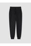 Özmarka New Season Black Women's Jogger Sweatpants with Elastic Waist - 5