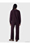 Özmarka New Season Plum Soft Touch Women's Sweatpants - 4