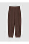 Özmarka New Season Brown Soft Touch Women's Sweatpants