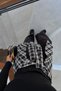 Black Palazzo Trousers with Piece Shirt Detail - 4