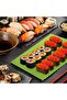 Mikacoz Silicone Sushi Mat, DIY Sushi Roll Maker for Beginners, Sushi Mat Sushi Roll Mat for - 6