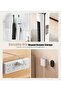 Magnetic Remote Control Holder, Wall Mount Organizer with Silicone Base, Strong Magnet Back of TV Mo - 3