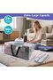 Heavy Duty Moving Bags, 8 Pack Clear Extra Large Organizer Storage Boxes With Backpack Straps Strong - 3