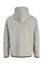 Jjebase Sweat Zip Hood Sn Light Gray Men's Coat 12289209 - 4