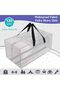Heavy Duty Moving Bags, 8 Pack Clear Extra Large Organizer Storage Boxes With Backpack Straps Strong - 5