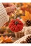 Hubush Handmade Knitted Tiny Pumpkin Keychain and Bag Ornament – Autumn Collection - 8