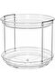 2 Tier Lazy Susan Turntable Organizer Rotating Spice Rack Organization for Cabinet, Kitchen, - 6
