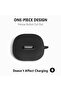 Soft Silicone Case Compatible with Anker Soundcore Liberty 4 NC - Protective Cover with Keychain - 4