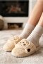 Women's Mink Monkey Figured Plush House Slippers - Cute Soft Winter Plush Slippers - 2