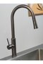 Glmbc Cl950-01 Aras Anthracite Spiral Kitchen Faucet