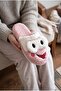 Women's Powder Plush Tongue-Out Frog House Slippers / Cute Character Plush Slippers - 4