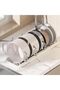 Pots and Pans Organiser, Expandable Cookware Rack, Stainless Steel and HIPS, Adjustable Compartments - 2