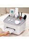 Rectangular Tissue Storage Box with Remote Control Holder