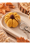 Hubush Handmade Knitted Tiny Pumpkin Keychain and Bag Ornament – Autumn Collection - 5